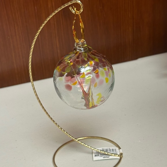 Tree of Gratitude Art Glass Ornament with Stand - Picture 11 of 15